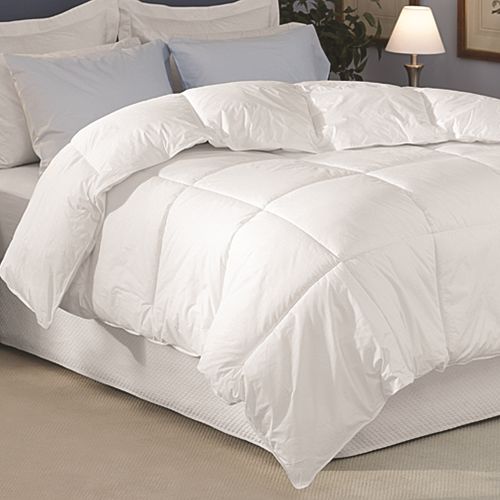 Restful Nights Royaloft Comforter, Down Alt. Fill, T230 Cotton Shell, King 105x98, 47 oz, White